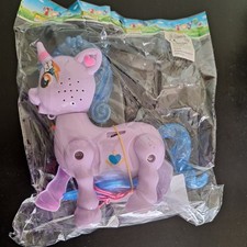 Electric Unicorn with Wings -Sound Light Up Musical Walking Toy Battery Operated