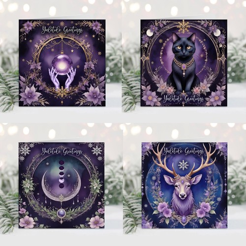 Purple mystical celestial - mystical,