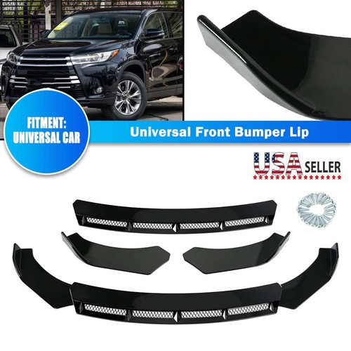 Glossy black universal - glossy, front