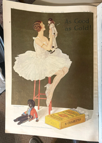 Vtg 1930 wills gold - gold, flake