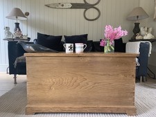 Old Antique Vintage Pine Trunk