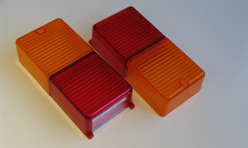 Rear light lenses lamps - 2x,