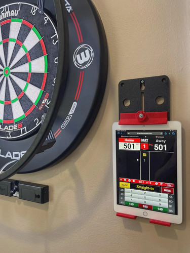 Wall mounted darts tablet - wall,