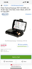 3M Peltor TEP-100 Brand New! Includes Manual And Accessories!