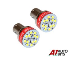 2 Pcs P21 BA15S 12v Led Bulb Rear Reversing Beeper Buzzer Light Reverse Beep