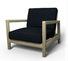 IKEA lillberg seat cover for armchair - BLACK