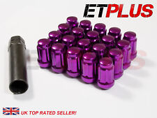 20 x Purple Spline Wheel Nuts M12x1.25 Fits Nissan 350Z 370Z Nismo Fairlady