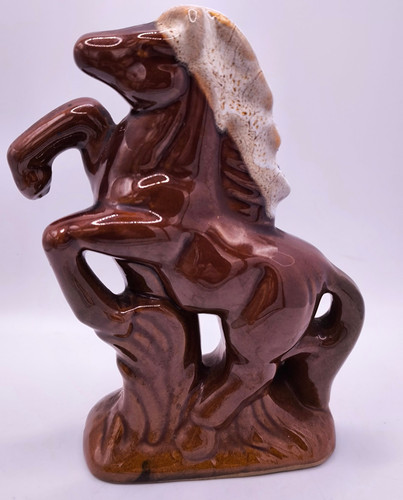 Vintage rearing horse figurine - horse,