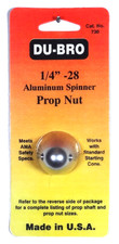 DU-BRO 1/4"-28 ALUMINUM SPINNER PROP NUT ( CAT # 730 )