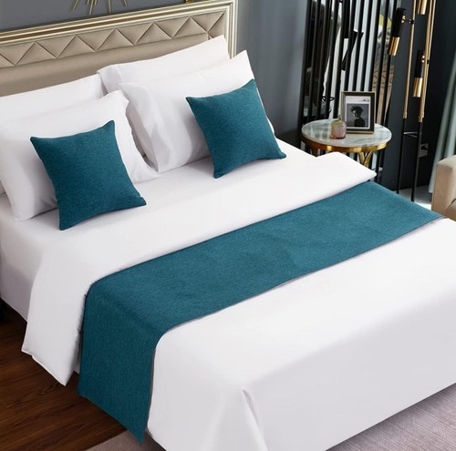 Amberis bed runner blue - amberis,