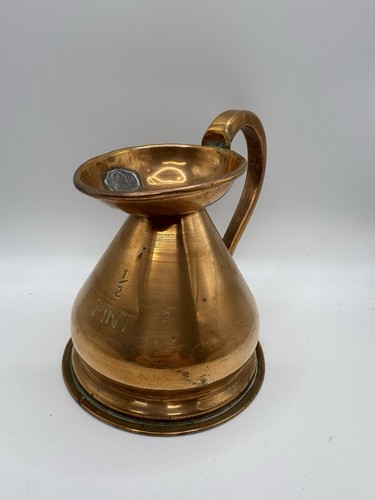 Vintage copper pint - copper, 1/2