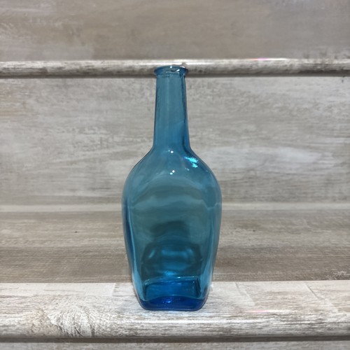 Blue glass bottle japan vase