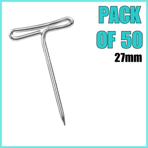 50x 27mm pins - t-pins, wig