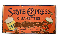 Antique Porcelain Enamel Sign