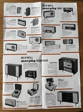 1960's MURPHY TELEVISION RADIO