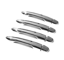Chrome Door Handle Cover 4 Dr S.Steel Renault Megane II/Laguna 3/4/Scenic MK2