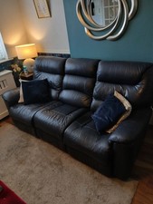 Lazyboy 3 Seater Leather Power