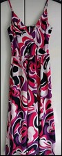 H&M Vibrant Swirl Print Midi