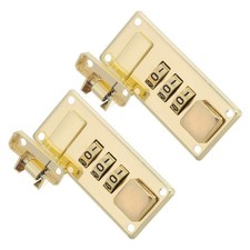  2 Pcs Combination Padlock for
