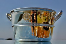 INTERNATIONAL MERCANTILE MARINE WHITE STAR LINE RMS OLYMPIC ERA 5OZ ICE BUCKET