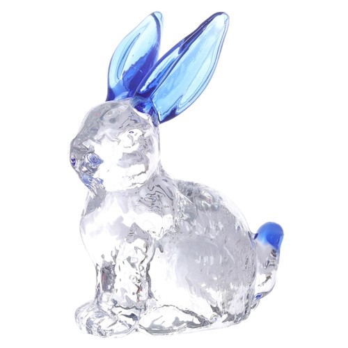Crystal glass rabbit - crystal,