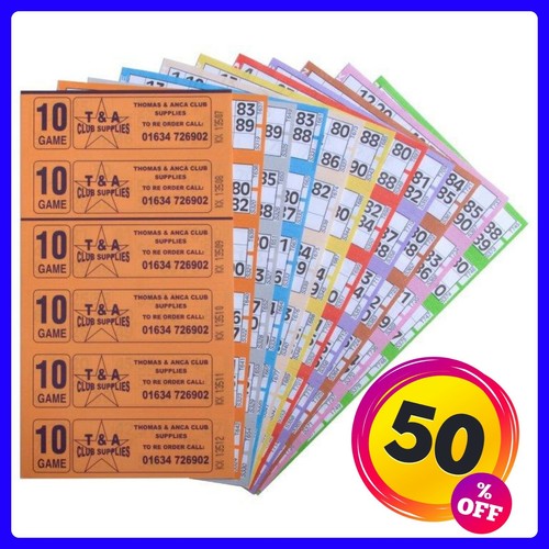 Bingo tickets books - bingo,