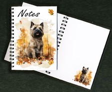 Cairn Terrier Dog Notebook/Notepad with small image on every page - By Starprint