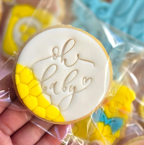 Baby fondant embosser - baby,