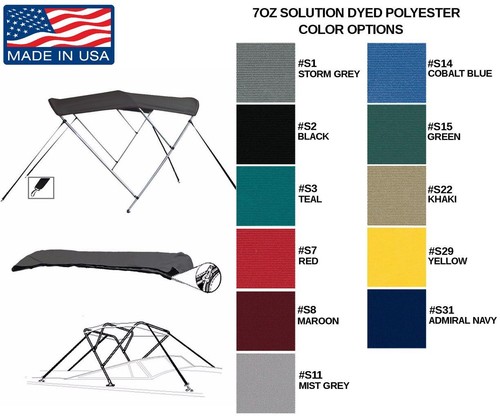 6oz boat bimini top - top, 3