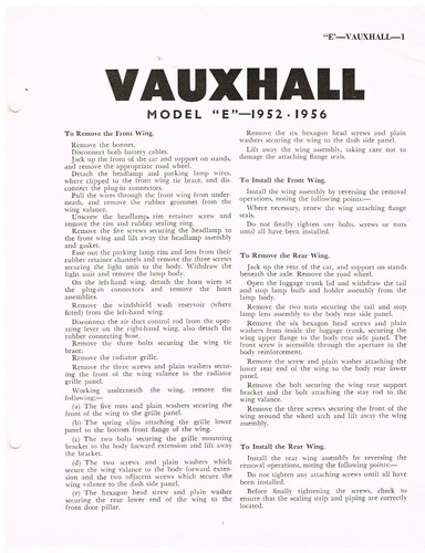 Vauxhall wyvern model - model, e