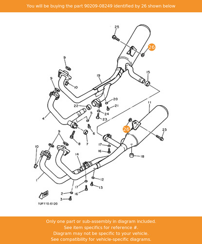 Yamaha washer 90209 08249 oem - 90209-08249,
