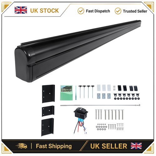Electric awning wind roll - awning, out