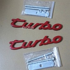 2x Red turbo Matte New Big