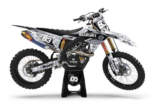 Suzuki motocross graphics - motocross, mx