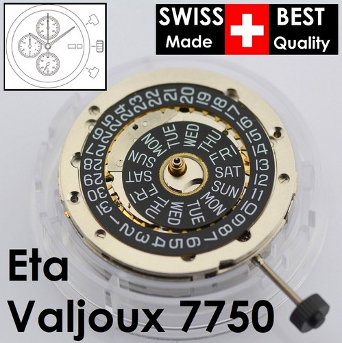 Swiss eta valjoux 7750 - valjoux, 25