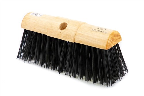 Broom head stiff synthetic - 13",