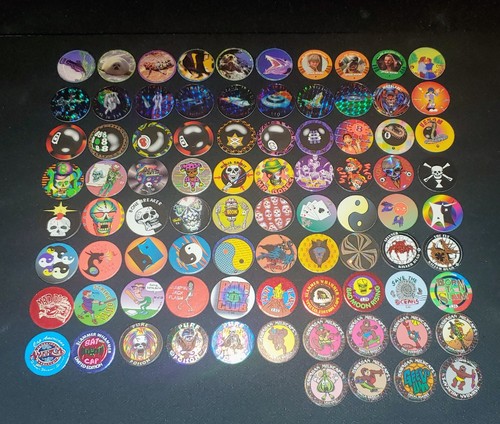Generic pogs milk caps lot - caps,