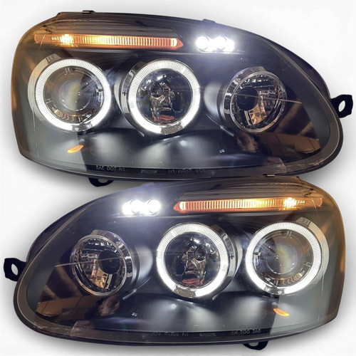 Black angel eye projector - eye,
