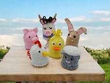 KNITTING PATTERN 🐣 Easter DK Egg Cosy Warmer Farmyard Creme Egg Kinder EASY 🐰