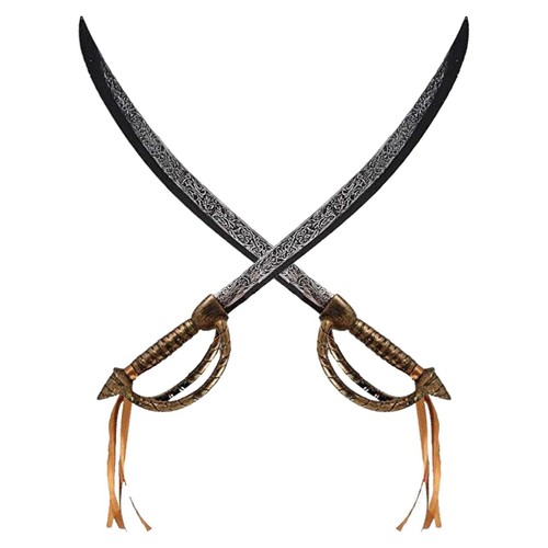 Pirate swords 5cm - pirate, 67.5cm