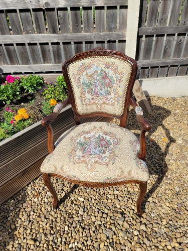 French style wooden armchair - style,