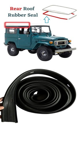 Weatherstrip rear roof rubber - rear,
