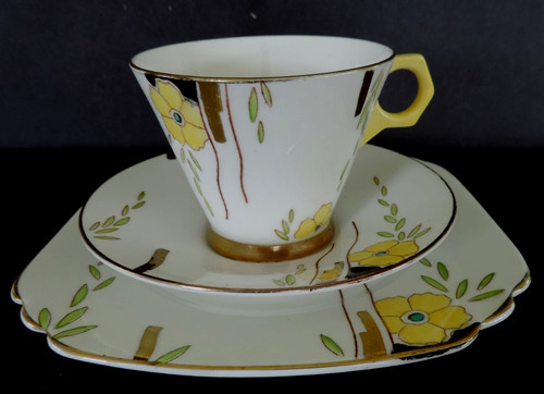 Art deco vintage china - art, tea