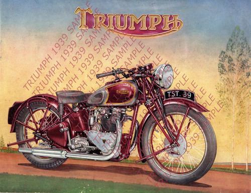 Triumph motorcycles 1939 - triumph,