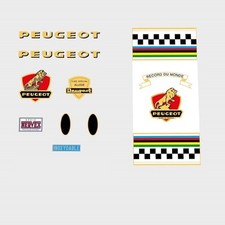 Peugeot Bicycle Frame Stickers - Decals - Transfers - n.158