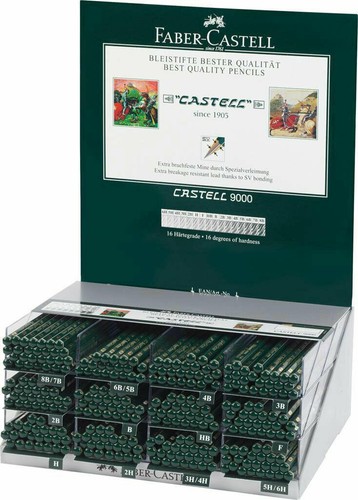 Faber castell 9000 - faber, black