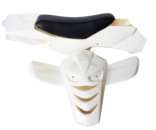 Fmq16 white fairing plastics - white,