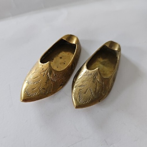 Pair vintage brass asian - vintage,