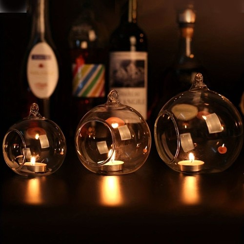 Hanging hollow ball candle - hanging,