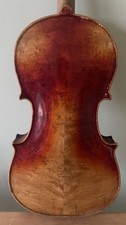 antique 3/4 size violin strad copy birds eye maple 